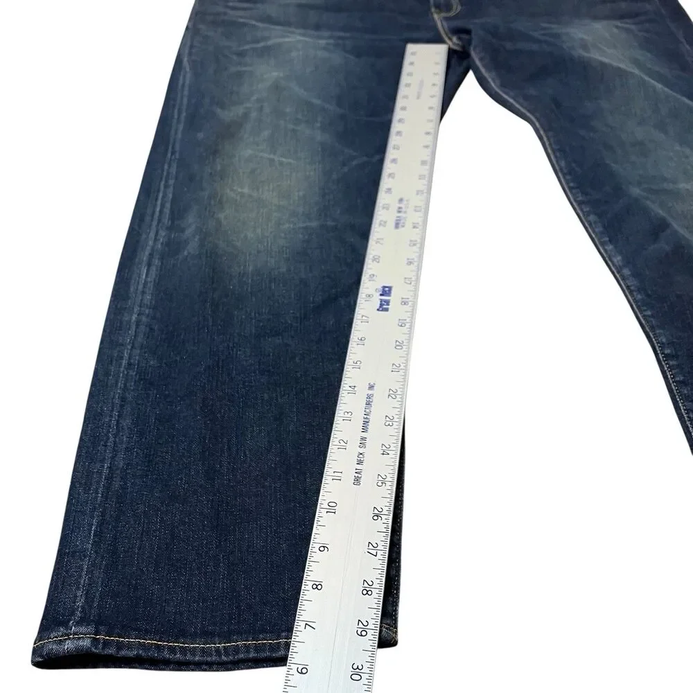 Levis Jeans Mens 48 x29 Blue Straight 502 Original Fit Denim Medium S40196 READ*